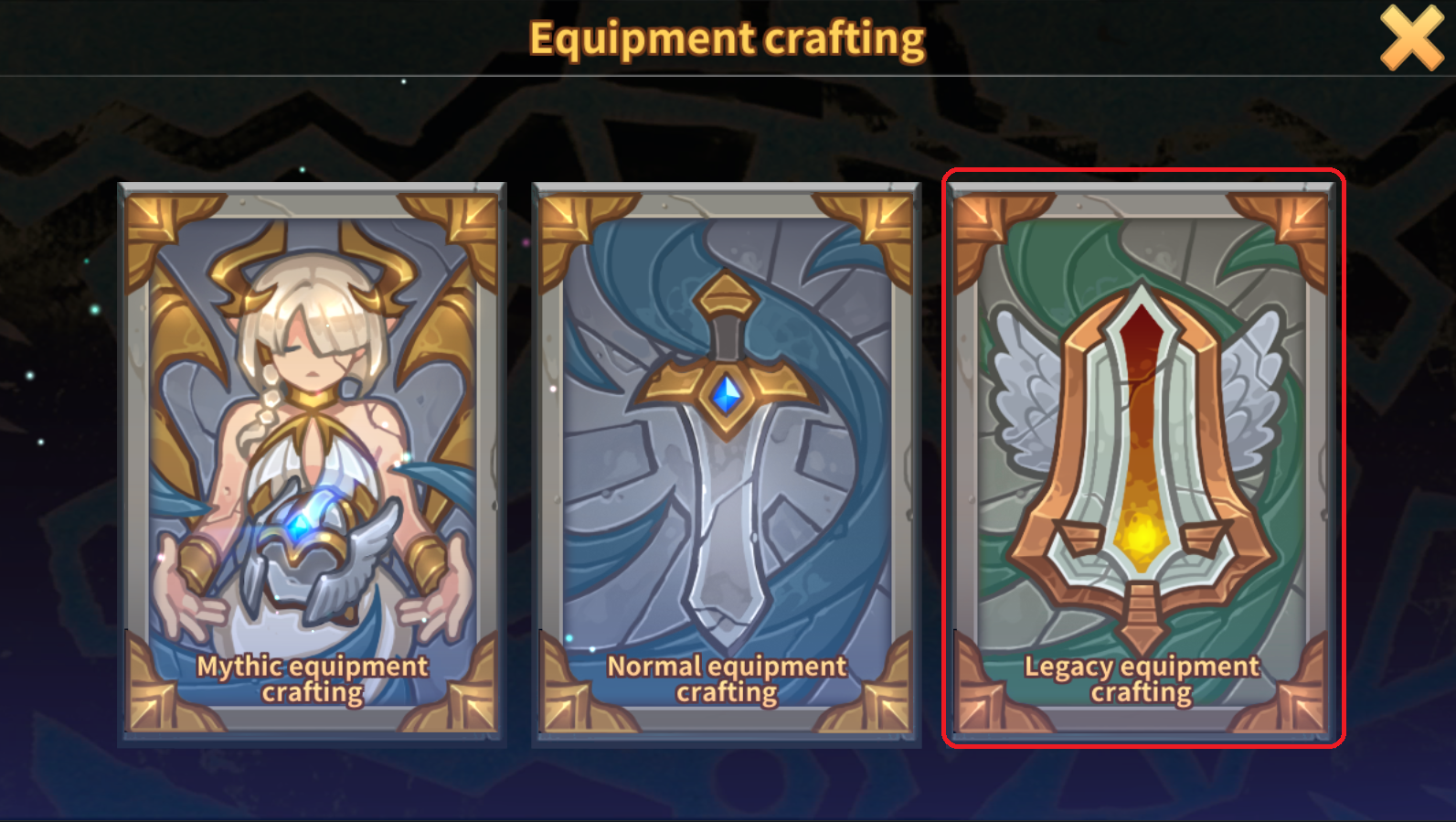 [GUIDE] How to craft the legacy gears