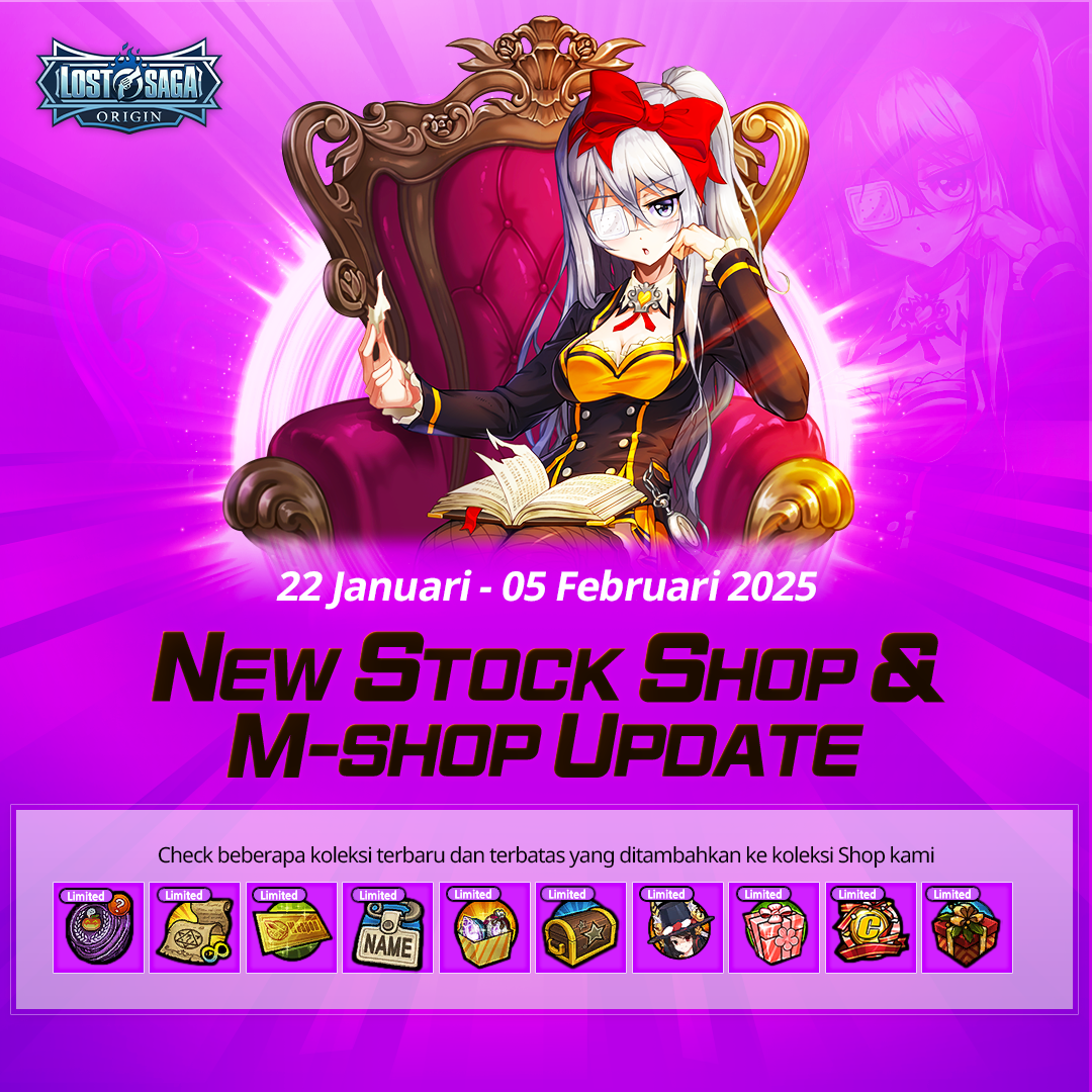 STOCK SHOP l 22 JANUARI 2025